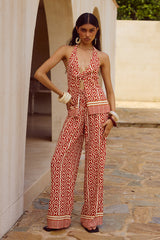 ALARA PALAZZO PANT - ALARA RED