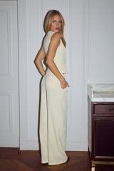 Arla Wide Leg Pants - Butter