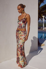 Cici Maxi Skirt - Sonara Print