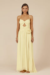 Danika Maxi Dress - Lemon