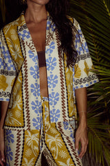 Daze Shirt - Vory Print