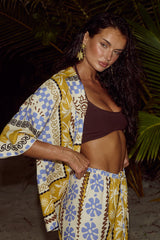 Valeria Crop Top - Chocolate