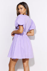 Flowers For You Mini Dress Lilac