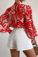 Fleetwood Blouse - Matelo Red