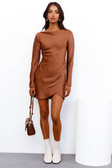 Showtime Babe Dress Brown