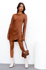 Showtime Babe Dress Brown