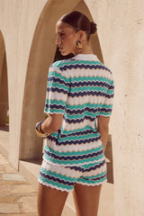 Hubert Top - Blue Multi