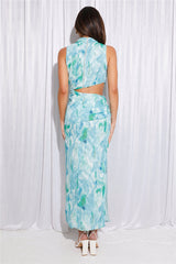 Ocean Odyssey Midi Dress Blue