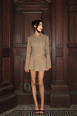 Endless Pleated Skort Sage