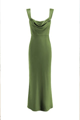 Margot Cowl Maxi Dress - Olive