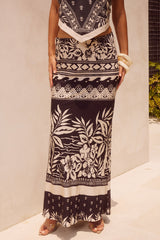 Miranto Maxi Skirt - Milosa Black