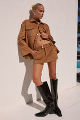 Monah Mini Skirt - Ochre