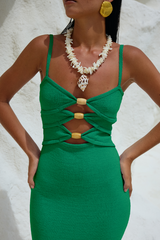 Normani Midi Dress - Emerald