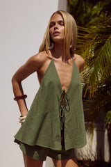 OCTAVIA TOP - KHAKI