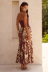 Rastie Midi Dress - Matelo Print