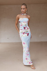 Verity Low Waist Maxi Skirt - Cadence Print