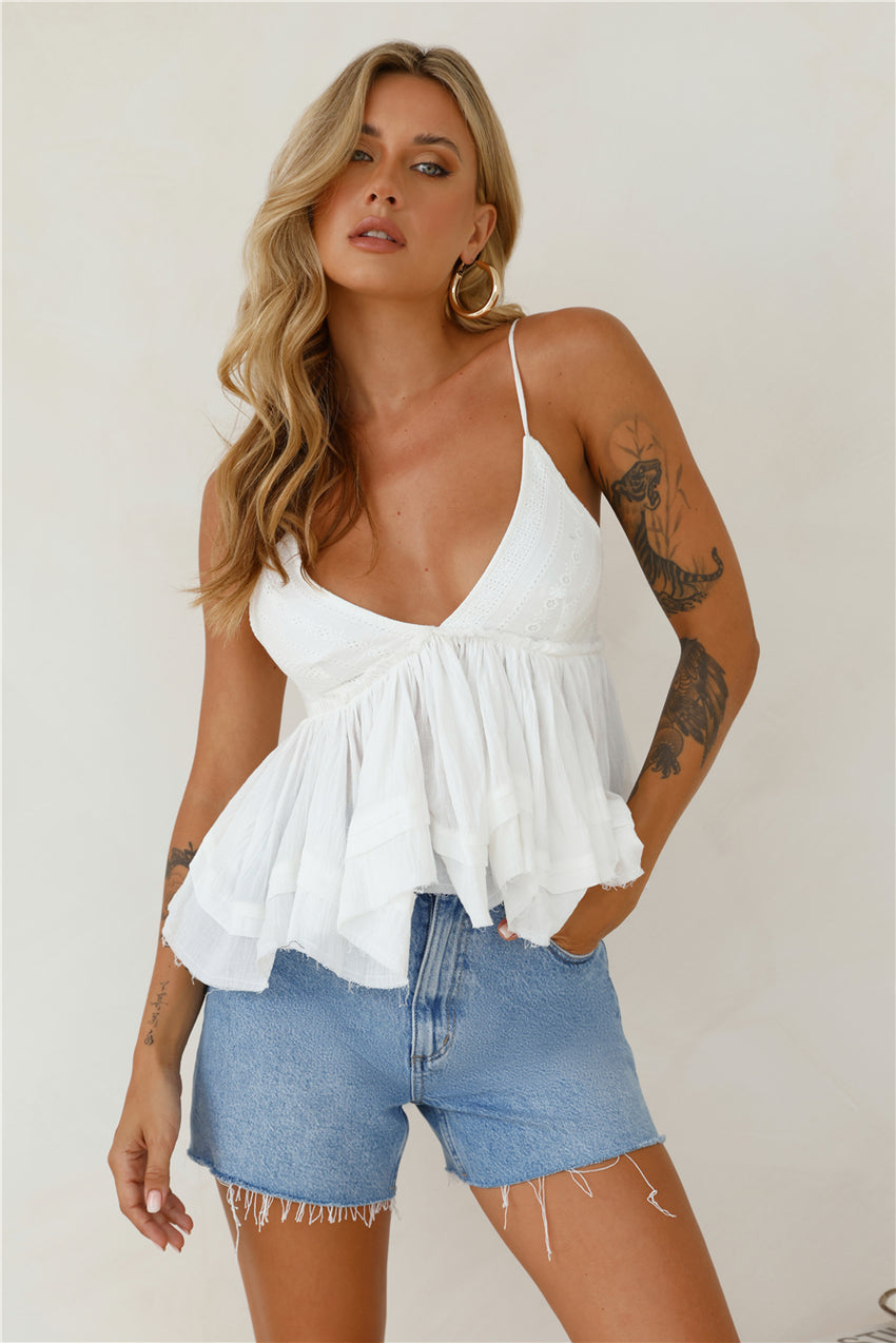 Soft Sand Islands Top White