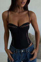 Zarita Bustier - Black